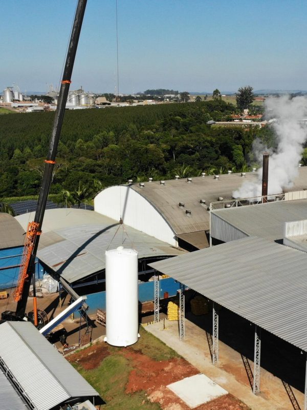 reservatorio instalação